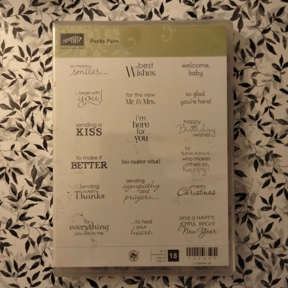 Stampin' Up! Black and White Art Decals Set